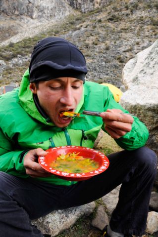 5* Vegetable Soup at our first camp