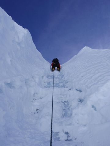 Last pitch directly to the summit